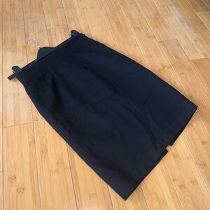 Jil Sander+ Classic Black Pencil Skirt